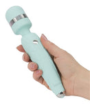 Pillow Talk Cheeky Wand Vibe W-swarovski Crystal Teal - iVenuss