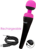 Palm Power Massager Fuschia Rechargeable Waterproof - iVenuss