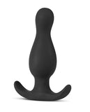 Anal Adventures Platinum Curve Plug Black - iVenuss