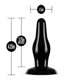 Anal Adventures Pleasure Plug Black