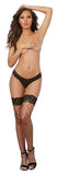 Fence Net Thigh High Black O-s