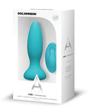 A-play Vibe Adventurous Anal Plug Rechargeable W- Remote Teal - iVenuss