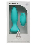 A-play Rimmer Experienced Anal Plug Rechargeable W- Remote Teal - iVenuss