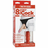 Ultra-realistic 8in Cock W-harness Bx - iVenuss