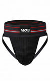 Mob Fetish Jockstrap Black Medium 3in Waistband(bulk)