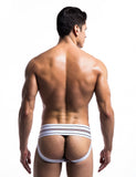 Mob Fetish Jockstrap White Medium 3in Waistband(bulk)