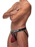 Cock Pit Cock Ring Jock Burgundy L-xl