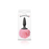 Bunny Tails Mini Black Pink Fur - iVenuss