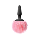 Bunny Tails Mini Black Pink Fur - iVenuss