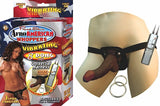 Afro American Whoppers Vibrating 8 In Dong W-harness - iVenuss
