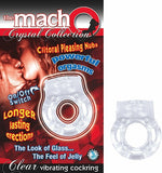 Macho Crystal Cockring Clear Vibrating - iVenuss