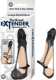 The Great Extender Vibrating Sleeve Black - iVenuss