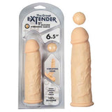 The Great Extender 1st Silicone Vibrating Sleeve 6.5 In Flesh - iVenuss