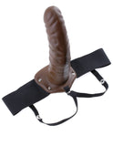 Fetish Fantasy 8in Hollow Strap On Brown - iVenuss