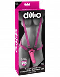 Dillio 7 Strap On Suspender Harness Set Pink " - iVenuss