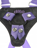 Dillio 7 Strap On Suspender Harness Set Purple " - iVenuss