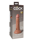 King Cock Elite 6 In Dual Density Tan