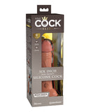 King Cock Elite 6 In Dual Density Tan