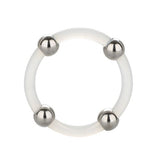 Steel Beaded Silicone Ring Large - iVenuss