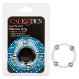 Steel Beaded Silicone Ring Large - iVenuss