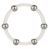 Steel Beaded Silicone Ring Xl - iVenuss