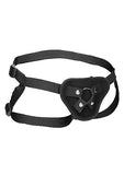 Velvet & Velcro Harness W- O-ring Adjustable Black