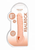 Realrock Penis Sleeve 8in Flesh