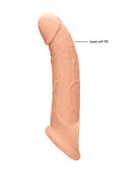 Realrock Penis Sleeve 9in Flesh