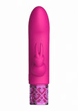 Royal Gems Dazzling Pink Rechargeable Silicone Bullet