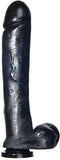 Exxxtreme Dong W-suction Black 12in - iVenuss