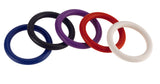 Cock Rings Nitrile 5pc Rainbow - iVenuss