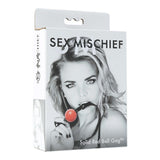 Sex & Mischief Solid Red Ball Gag - iVenuss