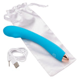 Cloud 9 Health & Wellness Rechargeable G-spot Slim 8in Single Motor Aqua Blue