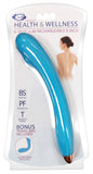 Cloud 9 Health & Wellness Rechargeable G-spot Slim 8in Single Motor Aqua Blue