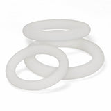 Cloud 9 Pro Sensual Silicone Cock Ring 3 Pack Clear - iVenuss