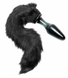 Tailz Midnight Fox Glass Plug With Tail - iVenuss