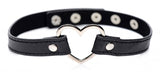 Master Series Dark Heart Chrome Heart Black Choker (out June) - iVenuss