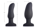 Swell 10x Silicone Inflatable & Vibrating Curved Anal Plug - iVenuss