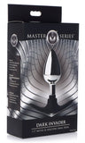 Master Series Dark Invader Metal & Silicone Anal Plug Medium - iVenuss