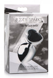 Booty Sparks Black Heart Gem Anal Plug Medium