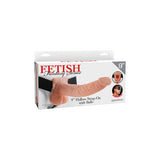 Fetish Fantasy 9 Hollow Strap On W-balls Flesh "